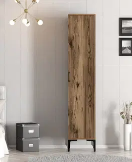 Šatňové skrine Šatníková skriňa Kumsal S - Walnut