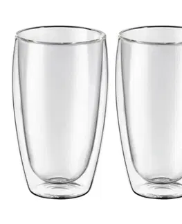 Hrnčeky a šálky Kinekus Pohár sklo dvojstenný, MIA, 450ml, sada 2ks