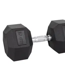 Činky Šesťhranná činka inSPORTline Hexsteel 37,5 kg