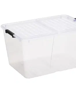 Boxy na skladovanie PLAST TEAM - Box FLEX úložný 50l transparentný