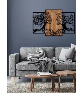 Obrazy  Nástenná dekorácia 125x79 cm stromy života drevo/kov 899SKL2299