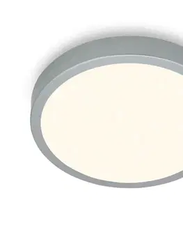 Svietidlá Briloner 3704-014-LED Stmievateľné stropné svietidlo RUNA LED/22W/230V strieborná+DO 3704-014