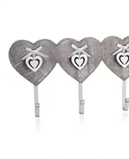 Drevené vešiaky Vešiak 3 Háčiky Sculpture Heart 63917612