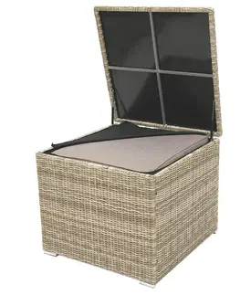 Príslušenstvo DEOKORK Box na podušky SEVILLA 82 x 82 cm (béžová)