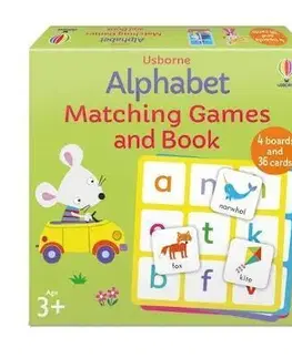 Pre deti a mládež - ostatné Alphabet Matching Games and Book - Kate Nolan,Jayne Schofield