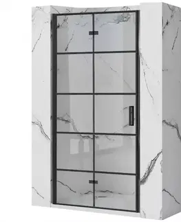 Sprchovacie dvere; priečky Sprchové dvere Molier 80x190 black Rea K8537