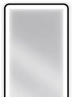 Kúpeľňové zrkadlá MEXEN - Coro zrkadlo s osvetlením 45 x 120, LED 6000K, čierny rám 9817-045-120-611-70