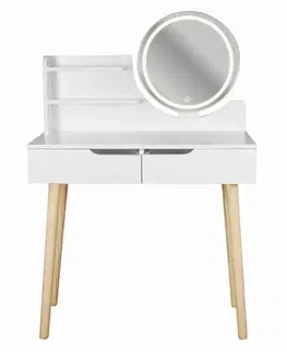 Toaletné stolíky ArtJum Toaletný stolík SCANDI 2 LED | CM-254121
