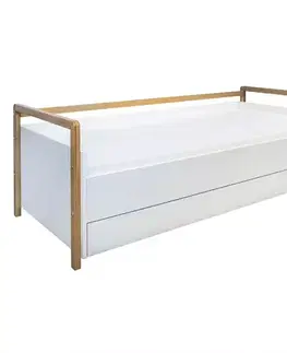 Postele pre dievčatá Detská posteľ Tapczan Victor+Sz Biely 80x180