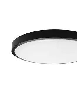 Svietidlá  LED Kúpeľňové stropné svietidlo LED/36W/230V 6500K IP44 pr. 29,5 cm čierna 76411