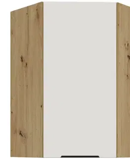 Kuchynské skrinky visiace Kuchynská skrinka Aria-WH/AR anti fingerprint 60X60 GN-90 1F (45°)