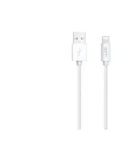 Predlžovacie káble Winner Group - USB kábel MFI Lightning / USB-A 1m biely WINKABIP5MFI