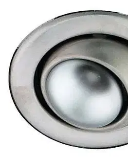 Stropná svetla Pohyblivé stropné svietidlo, okrúhle, saténový nikel, OZR-05