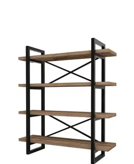 Knižnice Knižnica Makro - Walnut