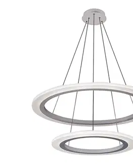 Svietidlá Rabalux 2429 - LED Luster ADRIENNE LED/62W/230V strieborná 2429