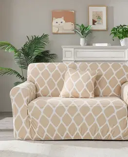 Prehozy 4Home Napínací poťah na sedačku Sand, 190 - 230 cm