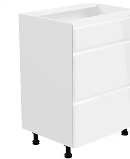 Kuchynské skrinky stojace Kuchynská skrinka Gardena D60S3 white