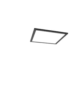LED-Panely Moderné stropné svietidlo čierne vrátane LED 40 cm - Liv