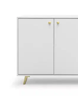 Komody ArtStol Komoda SIENA 2D3S | biela