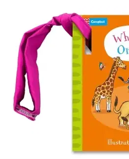 Leporelá, krabičky, puzzle knihy Who's Hiding on Safari? - Campbell Books