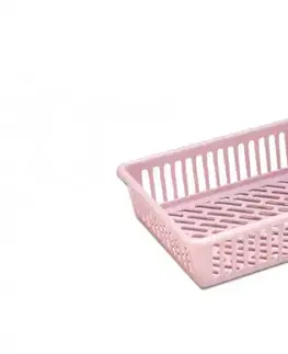 Košíky úložné PETRA PLAST - Košík Handy malý 18,5x6,5x26cm, rôzne farby, umelá hmota