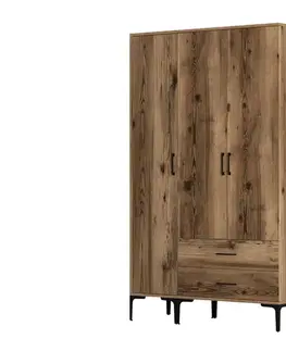 Šatňové skrine Šatníková skriňa Kumsal ST - Walnut