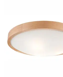 Svietidlá  Stropné svietidlo OAK SLIM 3xE27/60W/230V dub ø 47 cm LD-PD-8.3 DĄB