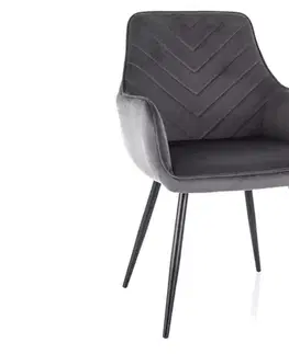 Jedálenské stoličky a kreslá Stolička Fig Velvet