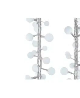 LED osvetlenie  LED vonkajší svetelný reťazec 40xLED/9m IP44 studená biela D5AC01