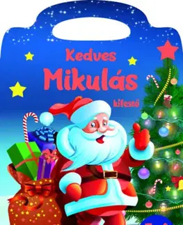 Nalepovačky, vystrihovačky, skladačky Kedves Mikulás - kifestő