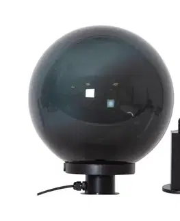 Záhradné lampy Eglo 900202 - Vonkajšia lampa MONTEROLLO SMOKE 1xE27/40W/230V pr. 30 cm IP44 900202