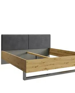 Dvojlôžkové postele Posteľ  Rimini 160 dub Artisan