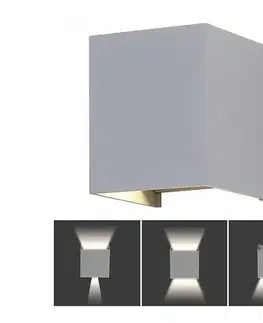 LED osvetlenie  LED Vonkajšie nástenné svietidlo LED/11W/230V 4000K IP65 šedá 218532