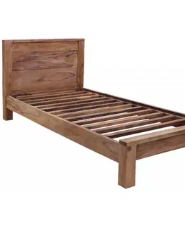 Postele Posteľ Kali 90x200 indický masív palisander