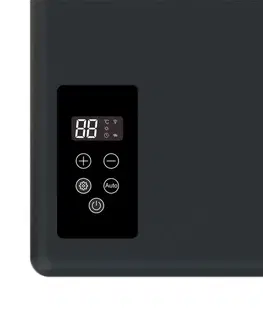 Radiátory do kúpeľne Mereo Elektrický sušiak uterákov, 3 moduly, čierny MT82B