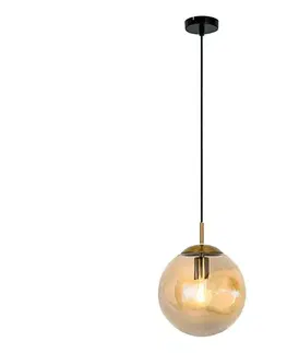 Svietidlá Viokef Lighting Závesný luster OSCAR na lanku 1xE27/40W/230V dymovo-béžový 4253600