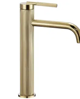 Kúpeľňové batérie REA - Umývadlová batéria Argon - Gold, vysoká REA-B7803