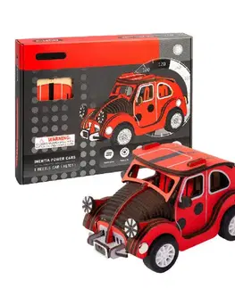 3D puzzle 3D Creative Drevené 3D puzzle Auto s motorčekom