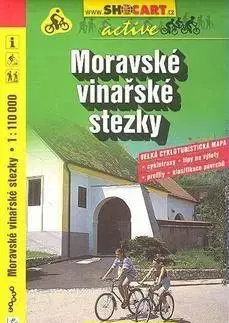 Voda, lyže, cyklo Moravské vinařské stezky cyklomapa 1:110 000