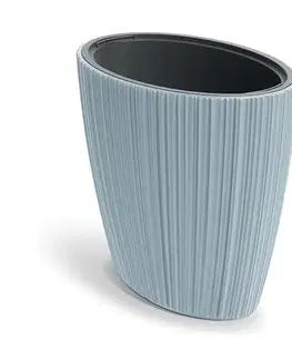 Kvetináče a truhlíky DHOE600-443U plastový kvetináč 59,5 cm svetlosivá