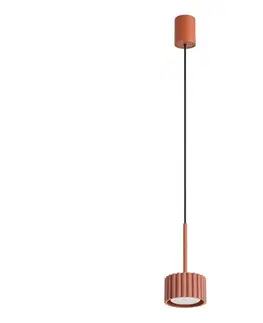 Svietidlá  SL.2680 - Luster na lanku AURA 1xGX53/10W/230V červený SL.2680