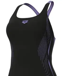 Plavecké plavky Arena Swimsuit Swim Pro Back Graphic W Veľkosť: 38