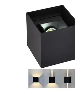 Svietidlá  Vonkajšie nástenné svietidlo KIOTO 1xG9/5W/230V IP44 čierna 318572