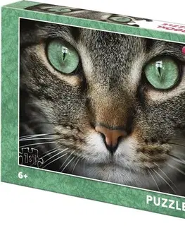 XL dieliky Dino Toys Puzzle Zelenooká mačka 300 XL Dino