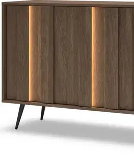 Komody ArtLas Komoda MAARO 183/4D s LED osvetlením
