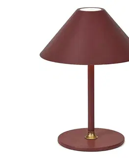 LED osvetlenie Halo Design 800834- Nabíjateľná stmievateľná LED stolná lampa HYGGE LED/3W/4000 mAh IP54 vínová 800834