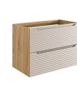 Kúpeľňový nábytok Comad Ocean Beige skrinka 80x46x57 cm dub-béžová OCEAN BEIGE 82-80-2S