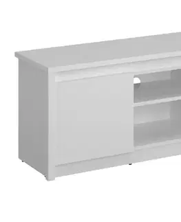 TV stolíky KONDELA Erodin 2D/125 tv stolík biela