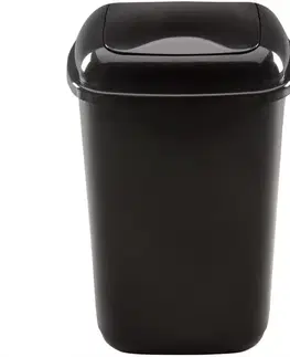 Vybavenie kuchynského nábytku Kôš Quatro 28 l čierny 610-03