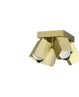 Svietidlá Ideal Lux - LED bodové svietidlo DYNAMITE 4xGU10/7W/230V CRI 90 mosadz 371320